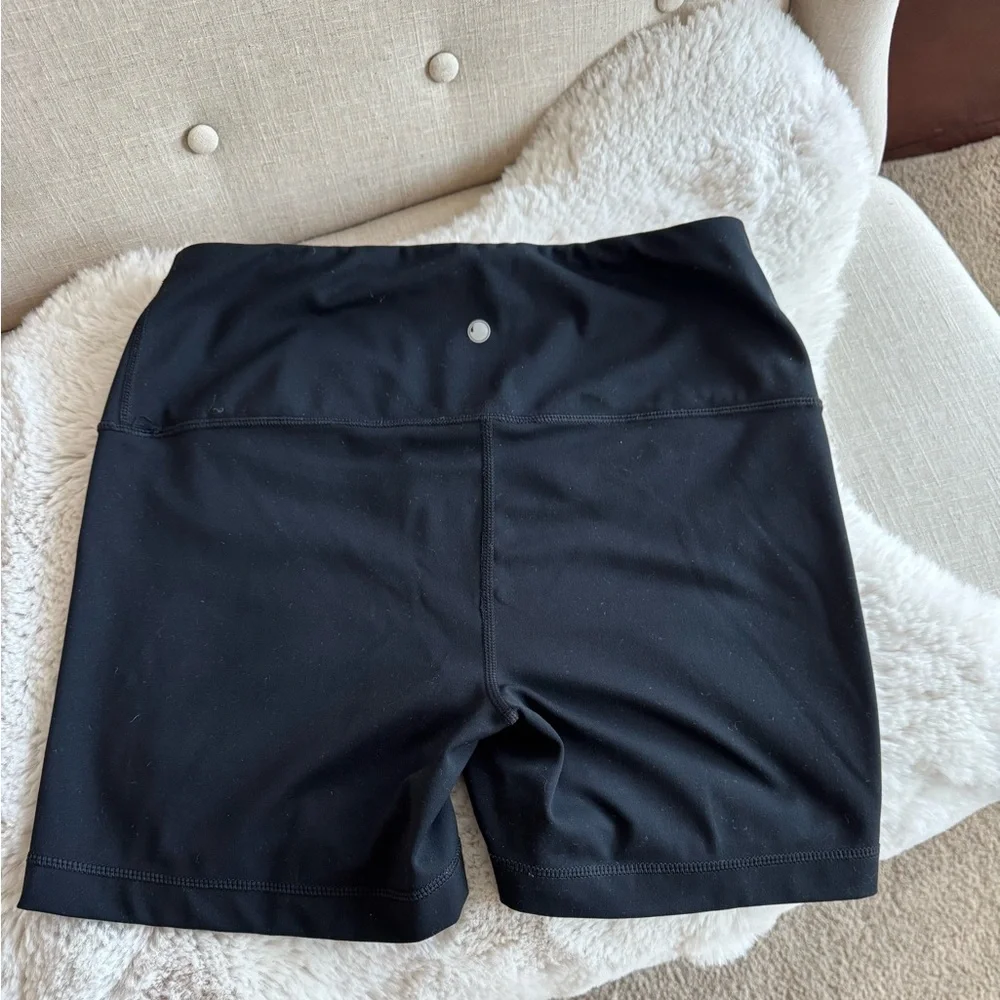 2 Pair of Yogalicious Womens Black and Purple Activewear Shorts - Picture 3 of 7